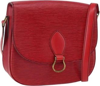 Louis Vuitton Pre-owned Leather Cross Body Bag - Dames - Vintage Schoudertas - Rood - ONE Size - Leer - Vintage