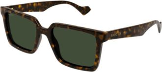 Gucci Stijlvolle Zonnebril - unisex - Zonnebrillen - Bruin - 55 MM - Accessoires