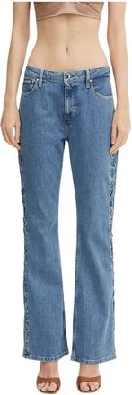 Guess Flare Jeans - Dames - Flared Jeans - Blauw - W31 L32 - Katoen - Jeans