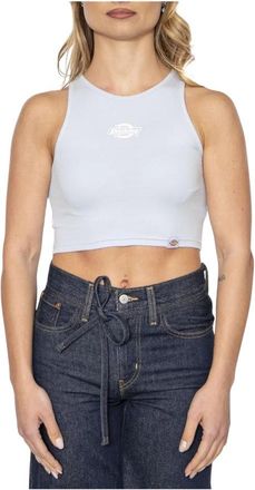 Dickies Powers Tank Top - Dames - Tops zonder mouwen - Blauw - XS - Katoen - Tops