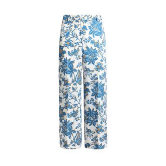 Etro Etro, Wide Trousers, female, Multicolor, Size: 2XS Wide Leg Trousers with Back Pocket