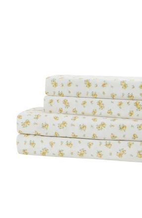 Modern Threads Printed 4-Piece Sheet Set in Gold at Nordstrom Rack, Size King