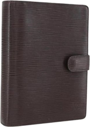 Louis Vuitton Pre-owned Accessories, female, Brown, Size: ONE SIZE Pre-owned Leather Home-Office Accessory