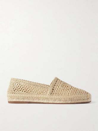 Chloé Espadrillas In Crochet Isla - Neutri