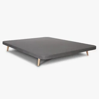 Colch&oacute;n Morfeo Base tapizada 3D gris Dise&ntilde;o n&oacute;rdico premium 140x190