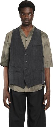 Andrea Ya'aqov Lyocell Nylon Tailored Vest