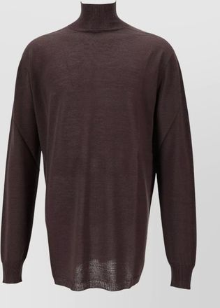 Rick Owens wool oversized turtleneck jumper