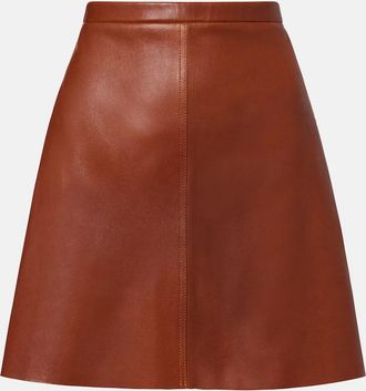 Stouls Lucie 22 leather miniskirt