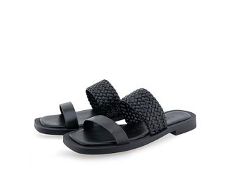 Aerosoles ST.Lukes Womens Sandals Black Leather : 8.5 M, Leather/Rubber