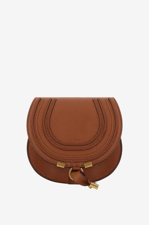 Chloé Schultertasche aus genarbtem Leder Marcie Small