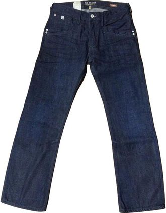 Duck and Cover Duck And Cover Command Rio 3 Done Jeans Blue Straight Leg DAC160297 & Designer Denim Mens Fit New Smart Jean (30 Short (W30 L30))