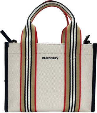 Burberry Multi-Color Canvas Tote Bag (Pre-Owned)