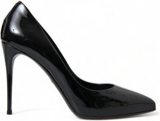 Dolce & Gabbana Stiletto Pumps - Dames - Pumps - Zwart - 36 EU - Leer - Schoenen