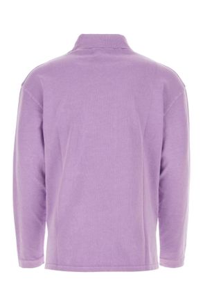 ERL Unisex Lilac Cotton Sweatshirt Purple Exterior: Felpe