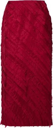 Liviana Conti Gonna Midi Saphira - - Skirts - Donna - Rosso - S