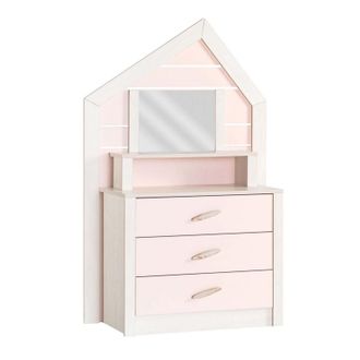Muemue Tocador Aglomerado Rosa 155,3x84,4x41,3cm