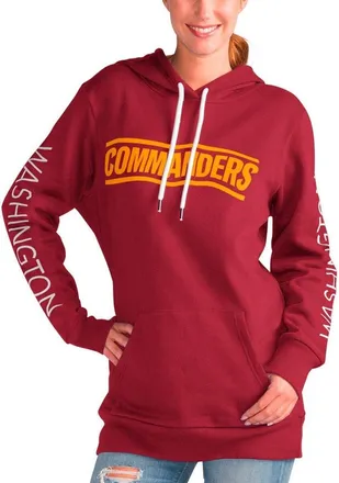 G-III 4Her by Carl Banks Womens G-III 4Her by Carl Banks Burgundy Washington Commanders Extra Inning Pullover Hoodie at Nordstrom, Size Xx-Large