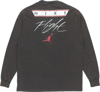 Nike Jordan Air Jordan MENS Logo Print Crew-neck Sports Black DD0966-010
