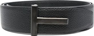 Tom Ford Logo-buckle Leather Belt
