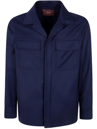 Cruna Shirt Chest Flap Patch Pockets Bruges