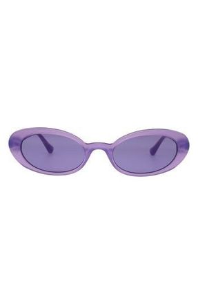Florence By Mills 52mm Oval Sunglasses in Pearlised Purple at Nordstrom Rack
