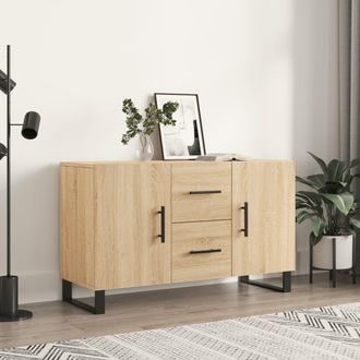 vidaXL Aparador De Madera De Ingenier&iacute;a Roble Sonoma 100x36x60 Cm Vidaxl