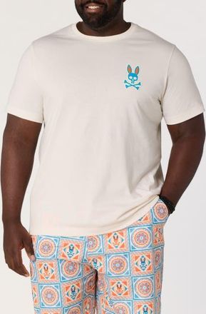 Psycho Bunny Big & Tall Frank Graphic Tee in Tan at Nordstrom, Size Xxx-Large