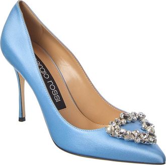 Sergio Rossi Godiva Precious Satin Pump