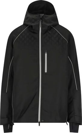 Gucci hooded pattern jacket - men - Fabric - L - Black
