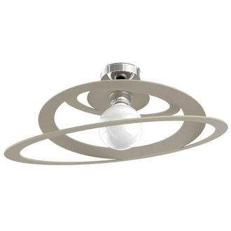 Top-Light Top-light - Plafoniera moderno metallo top light bungee 1197 pl50 e27 led lampada soffitto, finitura metallo sabbia