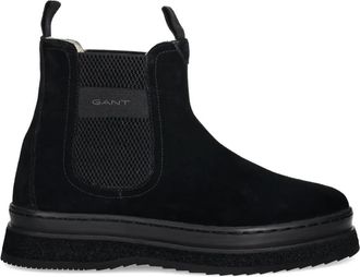 GANT Sistown pull-tab platform boots - women - Calf Leather/Calf Suede/Rubber - 37 - Black