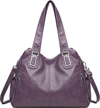 Generic Punk Studded Crossbody Handbg Large Shoulder Bag Messenger Bag for Women (Pink) (style1)