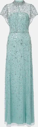 Jenny Packham Crystal Drop beaded gown