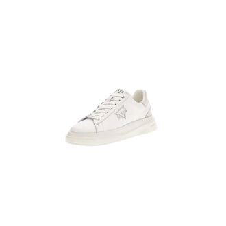 Guess Sneakers, male, White, Size: 12 US Elba Leather-Blend Sneaker
