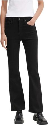 Levi's 726 HR Flare Jeans - Dames - Flared Jeans - Zwart - W29 L32 - Katoen - Jeans