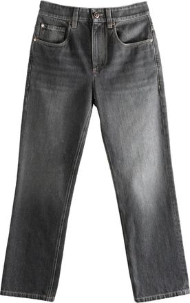 Brunello Cucinelli Jeans met vijf zakken - Zwart