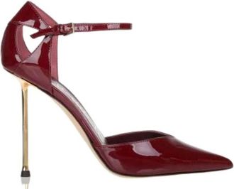 Ninalilou D&eacute;collet&eacute; - Dames - Pumps - Rood - 39 EU - Leer - Schoenen
