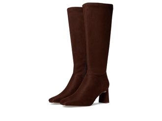 Steve Madden Hunny Womens Dress Zip Boots Brown Wide Calf : 9.5 M, Synthetic