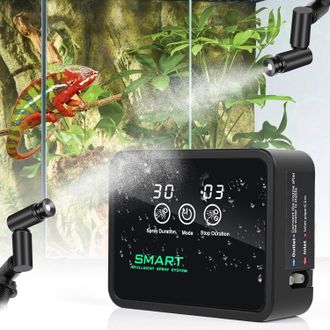 OEM Nebulizzatore Per Terrari, Umidificatore Per Terrari Con Timer E Irrigatore A Nebbia Regolabile A 360&deg;, Sistema Di Nebulizzazione Per Terrari Per Anfi