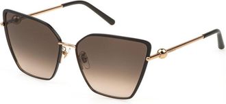 Furla SFU890 02AM Womens Sunglasses Brown Size 62