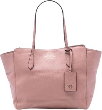 Gucci Pre-owned Tote Bags, female, Pink, Size: ONE SIZE Pre-owned The Swing tote