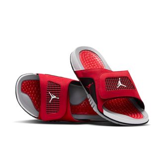 Nike Jordan Mens Jordan Hydro 4 Retro Slides in Red | 532225-600
