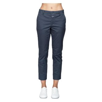 Closed Dames, Broeken, Blauw, Maat: W26 Katoen