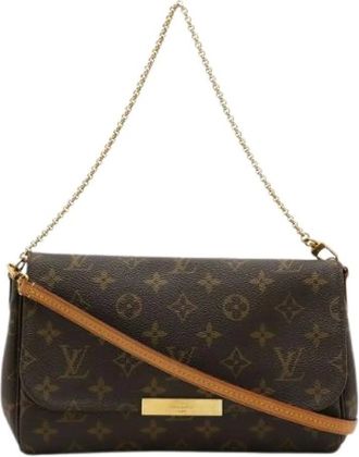 Louis Vuitton Pre-owned Cross Body Bags, female, Brown, Size: ONE SIZE Pre-owned Favorite MM Monogram 2way shoulder bag