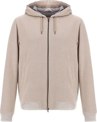 Herno Felpa con cappuccio e coulisse Resort - - Sweatshirts & Hoodies - Uomo - Beige - M