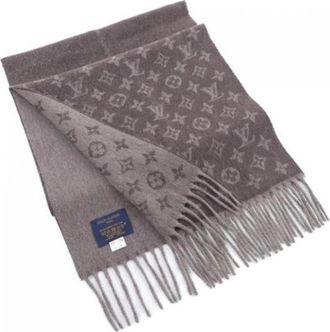 Louis Vuitton Pre-owned Stole - Heren - Vintage Accessoires - Bruin - ONE Size - Wol - Vintage