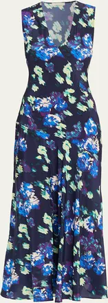 Ulla Johnson Elowen Floral Silk Maxi Dress