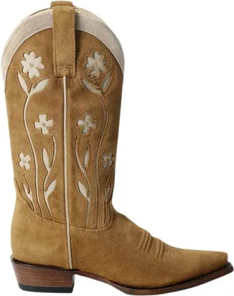 The Great. THE Great, Schoenen, Dames, Beige, 39 EU, Leer, Cowboy Boots