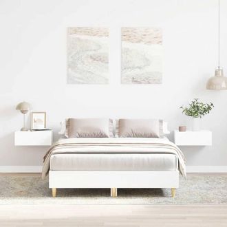 Berkfield Home Bed Frame No Mattress White 120x190 cm Small Double Engineered Wood