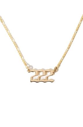 CHILD OF WILD Angel Energy Pendant Necklace in Gold - 2 at Nordstrom